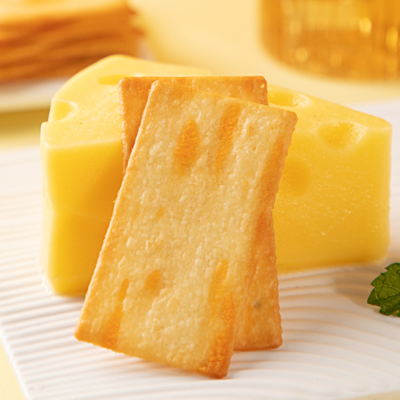 腾讯动漫/叮咚熊通灵妃联名出品岩烧芝士脆235g/盒休闲零食下午茶