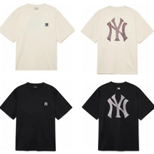 mlb专柜男女ny渐变老花大标印花休闲宽松短袖t恤24春季新款tsm16