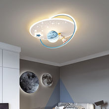 v和圆形卧室护眼吸顶灯一体简约2024现代宇航员男女孩房间灯具