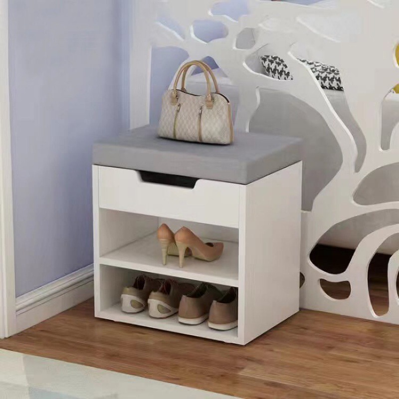 鞋凳家用门口换鞋凳鞋柜软包储物凳沙发凳鞋架家用门口可坐穿鞋凳