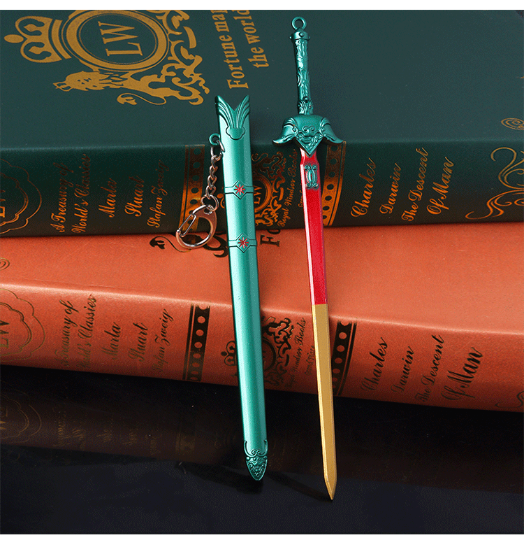 风云武器模型 断浪火麟剑刀雄霸天下手办钥匙扣挂件22cm