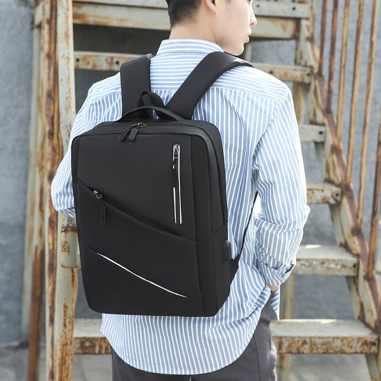 Cross-Border Foreign Trade Men's Backpack New Simple Business Computer Bag Fashion Casual Student Schoolbag Travel Backpack