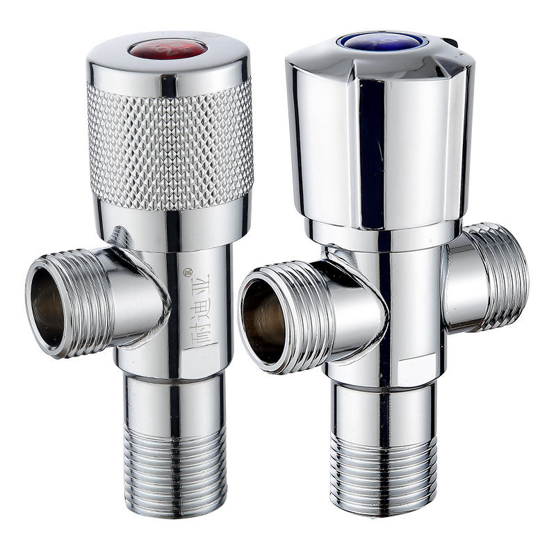 304不锈钢快开水龙头冷热三角阀 热水器 马桶专用止水阀阀门-报价