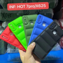 非洲品牌适用Infinix型号HOT 7PRO羽绒服瞳眼精孔1.5MM TPU手机壳