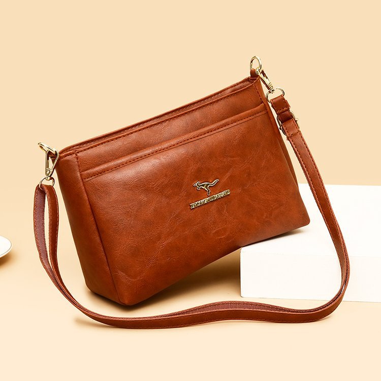 真品高级高档中宇袋鼠品牌包多层撞色女士斜挎单肩包-阿里巴巴