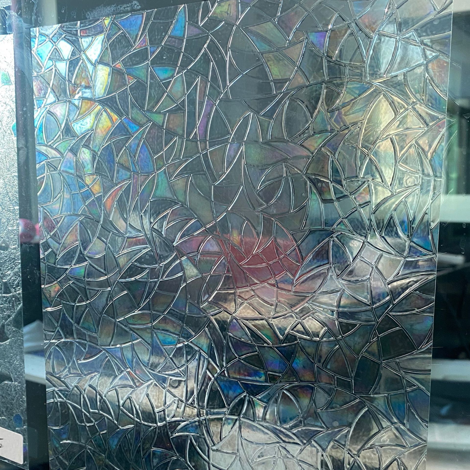 磨砂玻璃贴透光不透明办公室月牙玻璃贴膜加厚防窥视窗户遮光贴纸