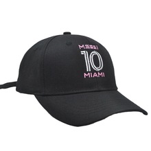 跨境新款MESSI 刺绣10号棒球帽男梅西球迷休闲鸭舌帽女夏天遮阳帽