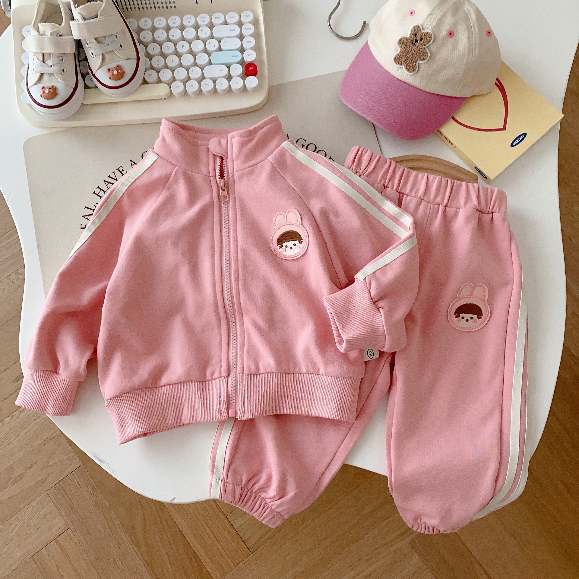 2024新款女童套装春秋儿童运动卫衣婴幼儿秋装衣服宝宝洋气两件套