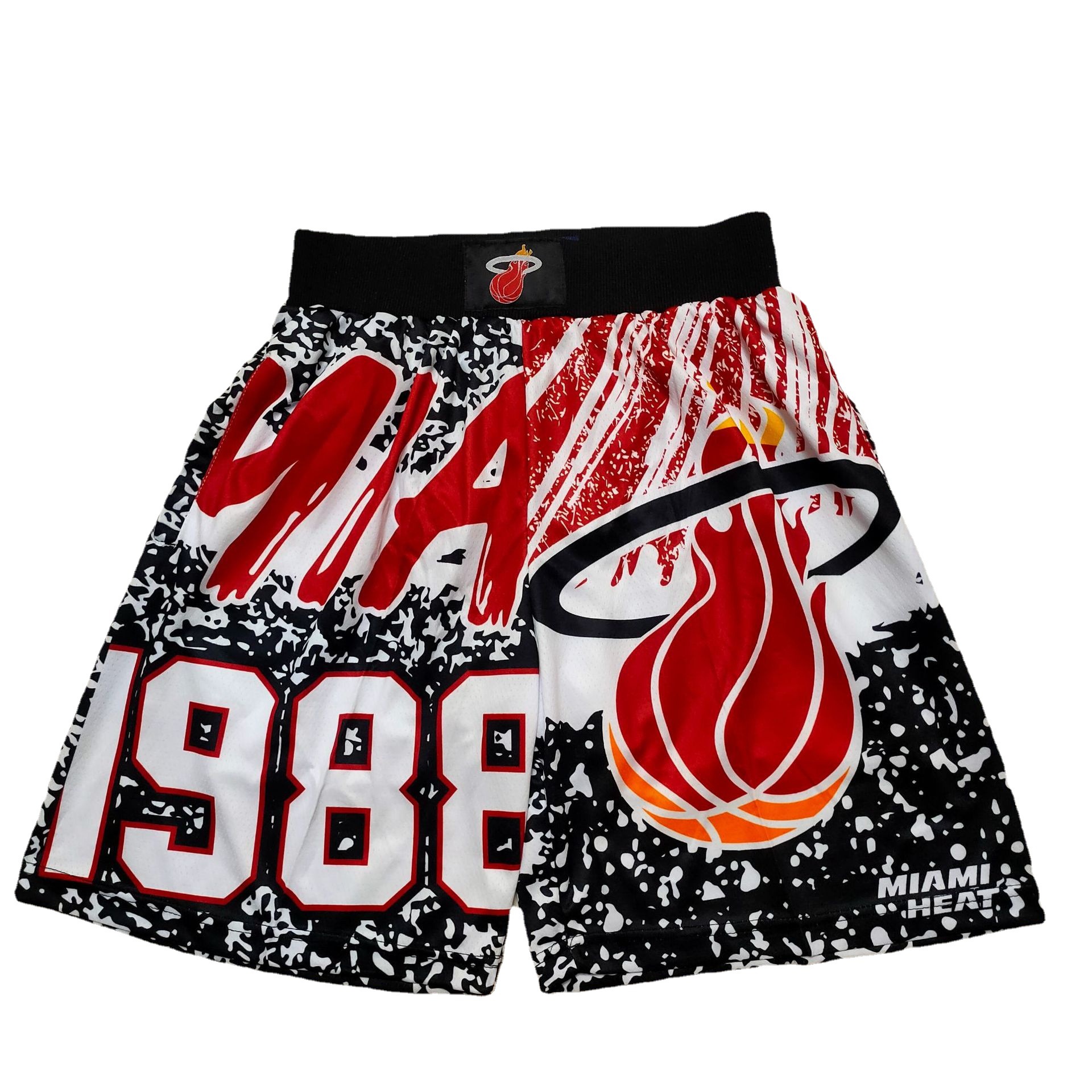 just don球裤 热火队mitchell ness mn大队标球裤 运动裤篮球裤