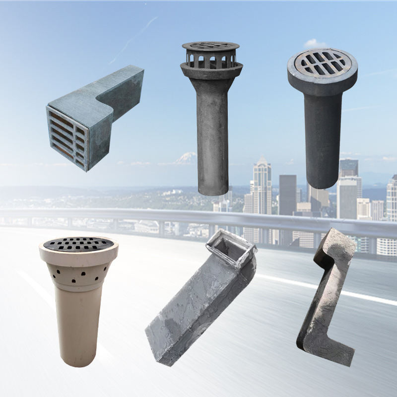 桥梁矩形铸铁泄水管 桥面泄水管150 高速桥梁泄水管泄水口 厂家