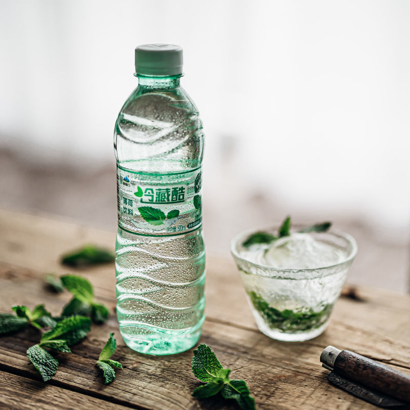 整箱冰爽薄荷水云南网红矿泉水冷藏酷饮用水清凉饮料500ml瓶装厂