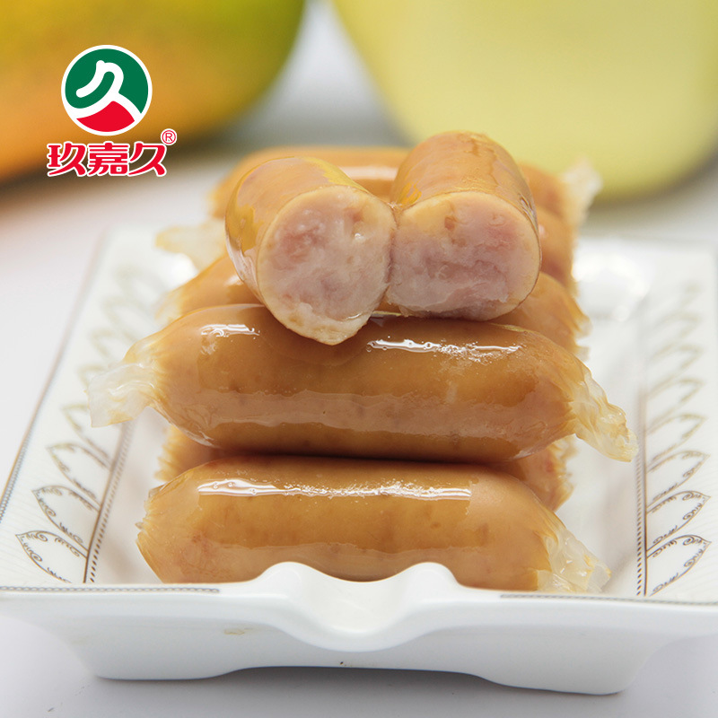 玖嘉久法式芝士肠批发7-11便利店搭配车仔面芝士脆皮香肠小吃180g