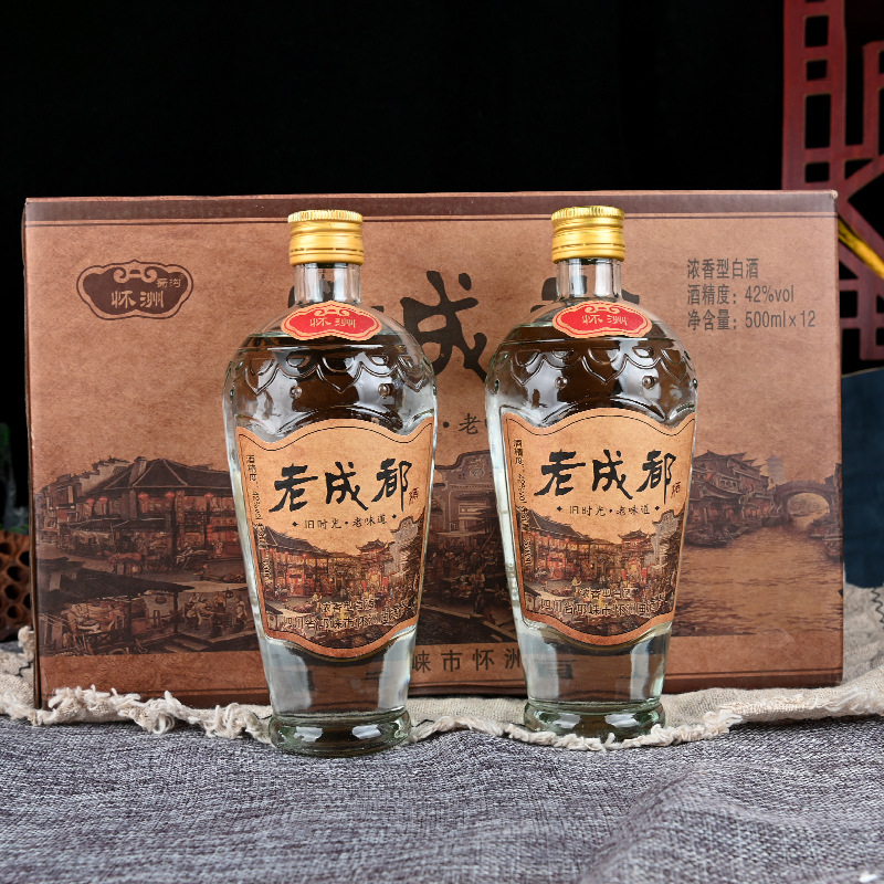 蜀沟怀州老成都酒旧时光老味道42度浓香型白酒500mm整箱 一件代发