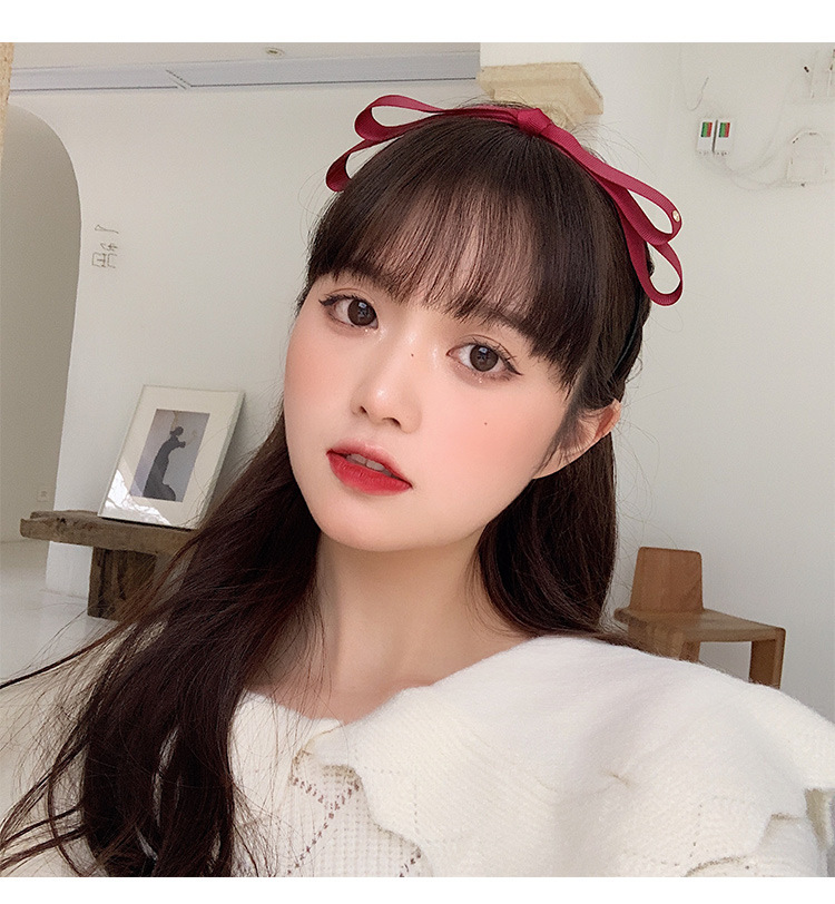 jennie同款小香风蝴蝶结发箍韩国少女甜美头饰网红简约外出头饰