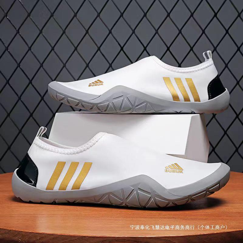 男鞋网红同款夏季软底透气一脚蹬休闲袜子鞋冰丝速干运动轻便潮鞋