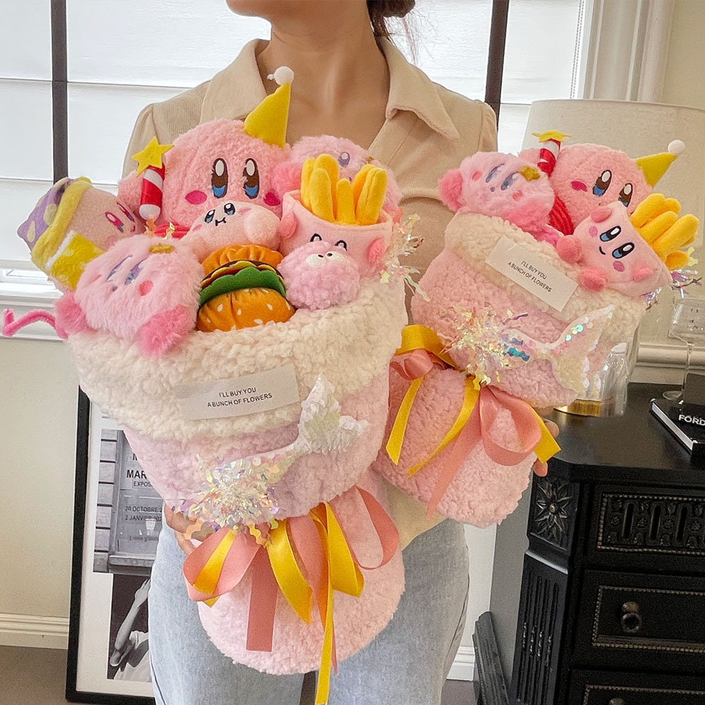 Kirby Figurine Doll Bouquet Girlfriends' Gift Daughter Child Birthday Gift Sanba Women's God Festival Finished Product