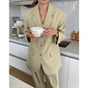 M FIVE Wan Wei Blazer Women 2023 Spring new pattern Korean Edition leisure time Little Sense of design man 's suit