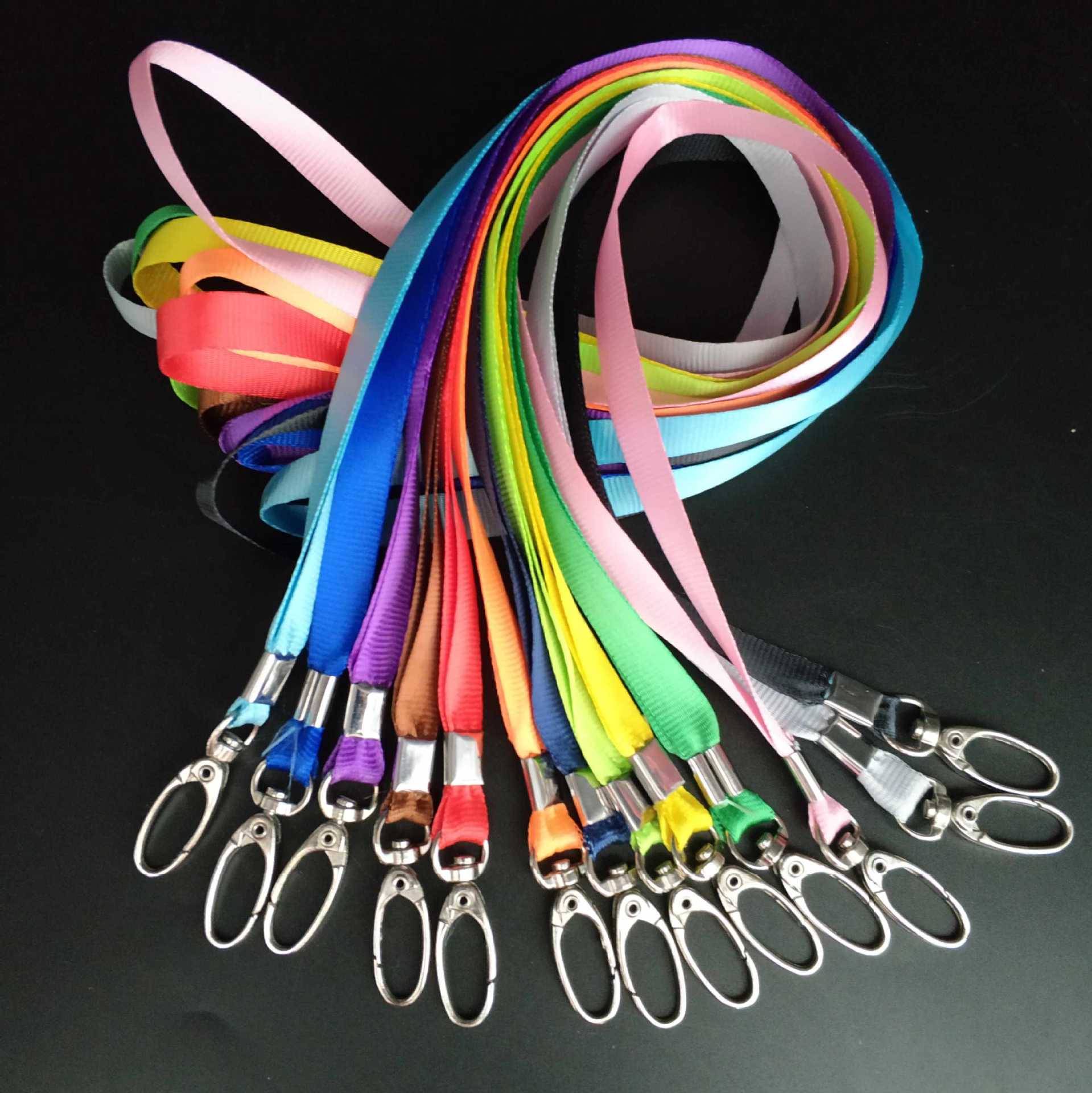 0cm嘉宾胸卡挂绳展会证工作证胸牌卡套绳子铁挂钩出入证厂牌绳