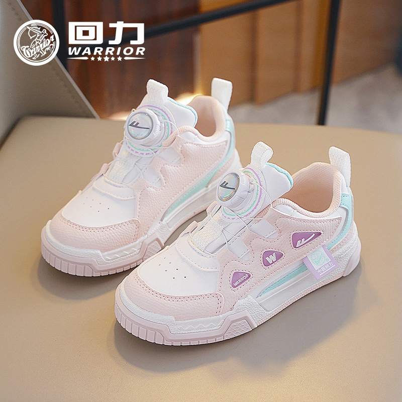 Warrior Children's Shoes Children's Sneakers 2023 Autumn New Girls' Campus Casual Shoes Boys' Fashionable All-Matching Sneakers