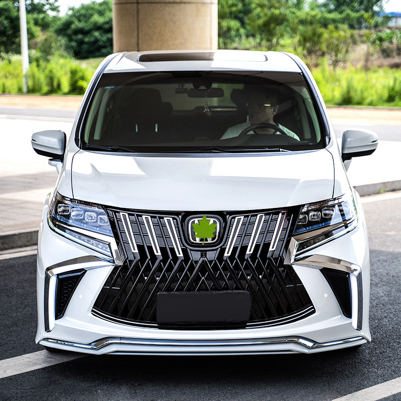 适用16-20款本田艾力绅钢铁侠前杠改装圣斗士前杠飞翼后唇大包围