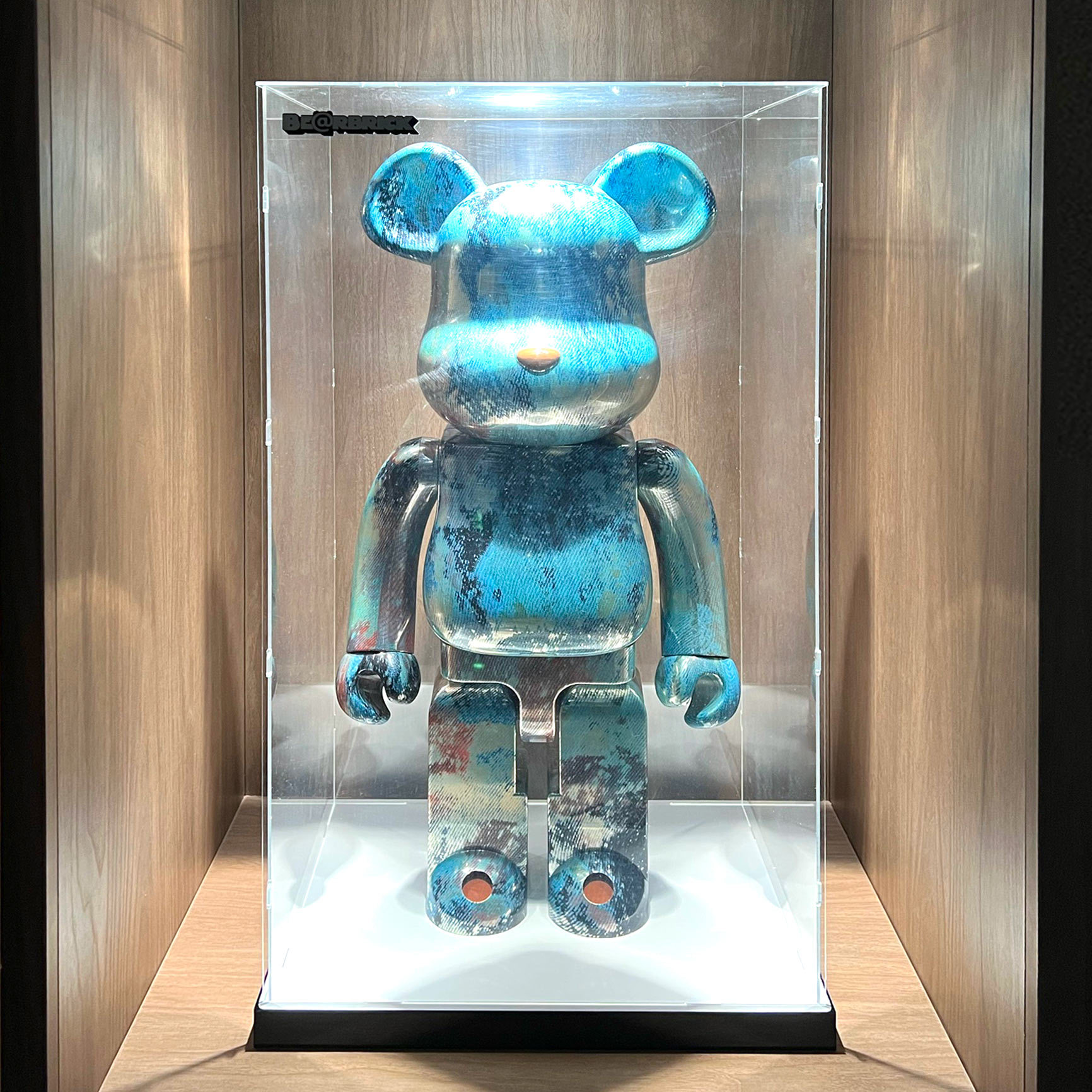 积木熊网红暴力熊亚克力高透明展示盒适用乐高 防尘盒手办收纳盒