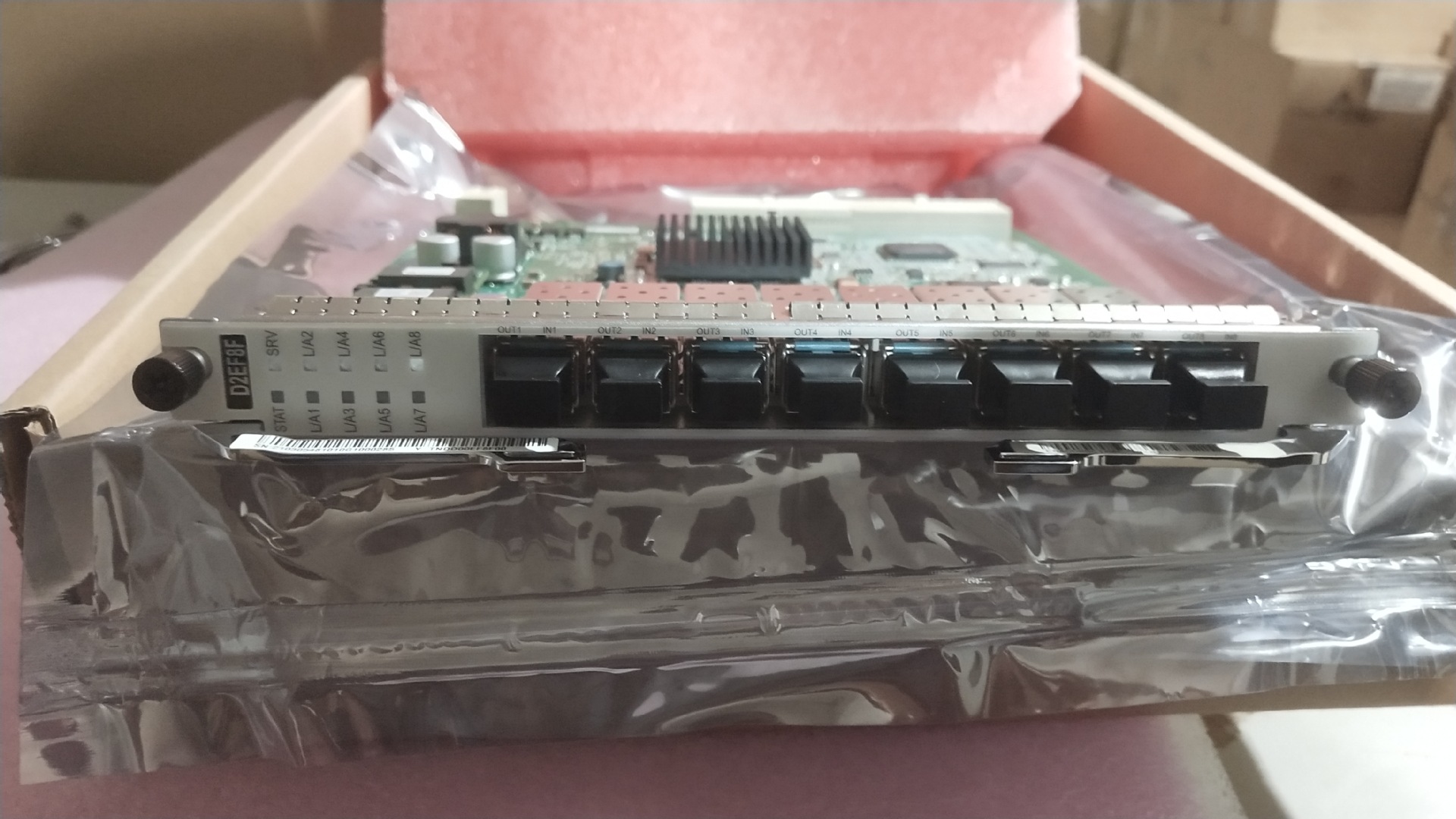 全新原包华为d2ef8t 华为ptn950 960设备8口电板tndd00ef8f00