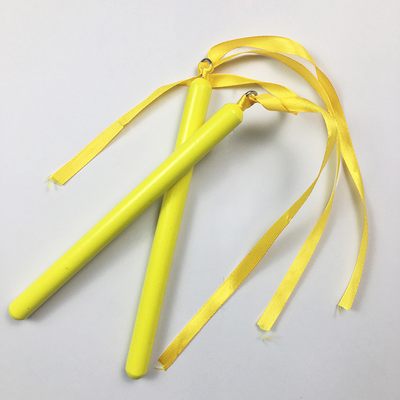 儿童乐器节奏棒 奥尔夫打击乐器打击棒 幼儿园表演节奏棒