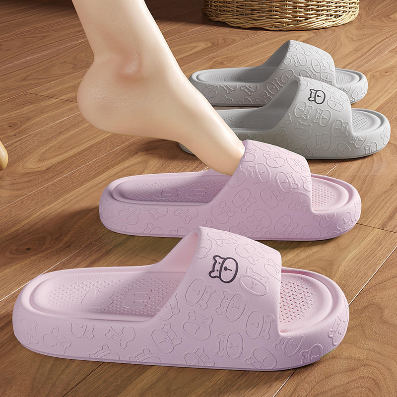 Slip-on Slippers Women‘s Summer Indoor Home Bathroom Bath Non-Slip Deodorant Home Wholesale Eva Slippers men