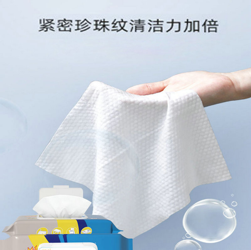 Spot Kitchen Wipes Factory Wholesale Thickened plus-Sized 80 Pumping Household Cleaning Wipes Disposable Kitchen Wipes