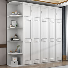 白色衣柜实木衣柜卧室家用象牙白小户型容量3456中式储物衣橱柜