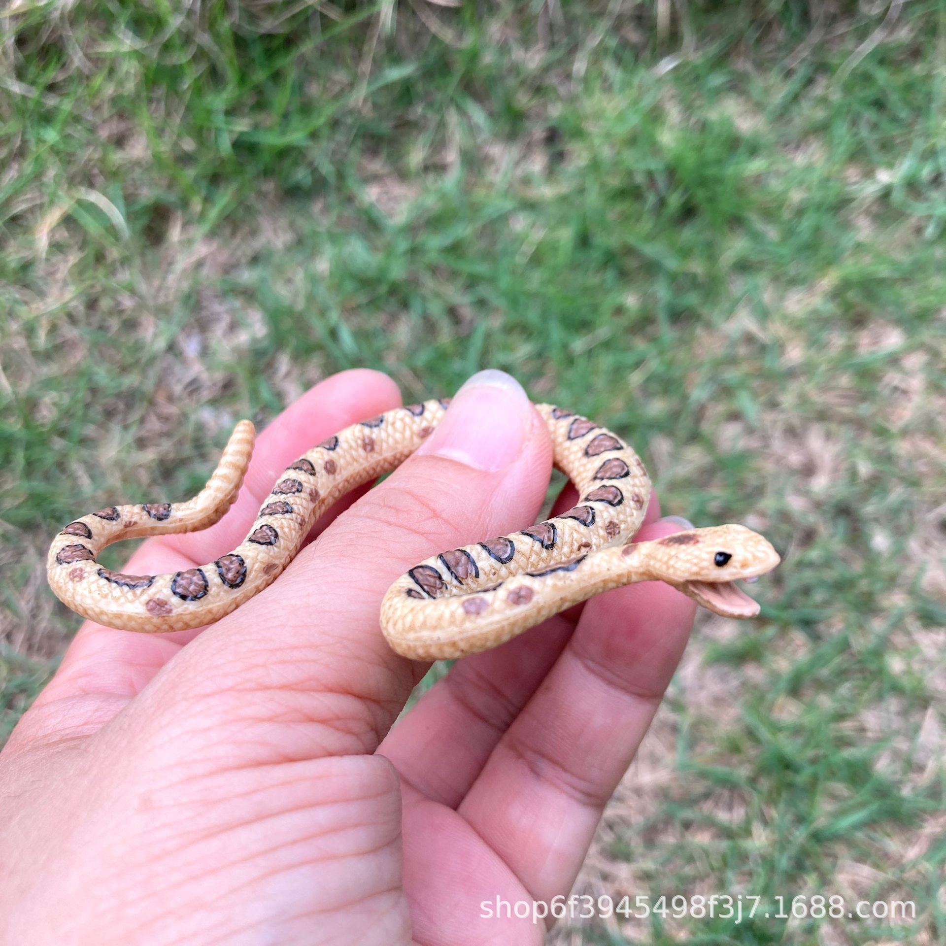 跨境仿真爬行动物青竹蛇束带蛇 蟒蛇 模型儿童玩具蛇整蛊玩具礼物