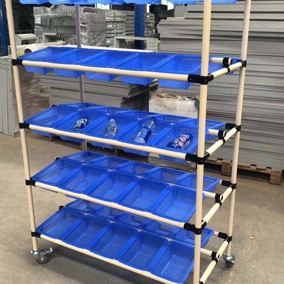 配货车电商分拣车快递物流仓库理货车分拣车拣选车带轮双面拣货车