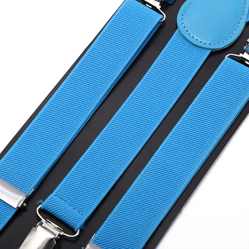 New Adult Strap Fashion Strap Clip Wholesale Men and Women Universal Strap Three Clip 2.5 Strap Suspenders Spot