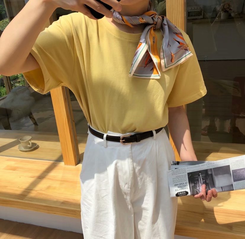 2021新款真丝丝巾女春秋薄款细窄小长条腰带桑蚕丝领巾发带围巾