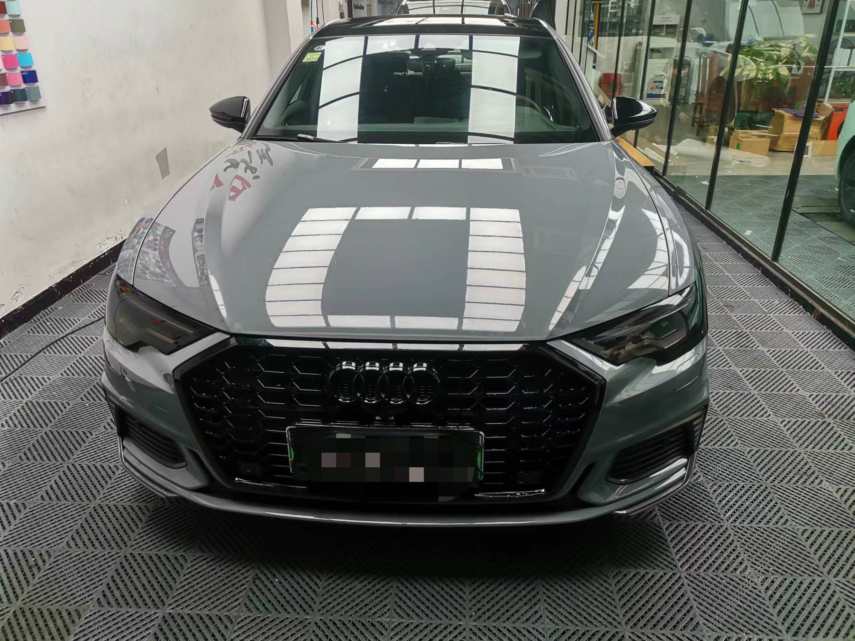 水晶纳多灰 水泥灰 战舰灰 火山灰 太空灰汽车改色车身贴膜