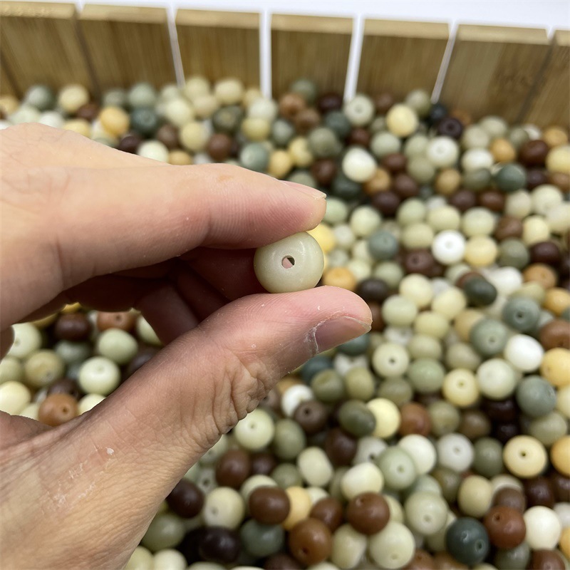 天然菩提籽厂家批发算盘珠菩提散珠多宝菩提根文玩手串货源diy