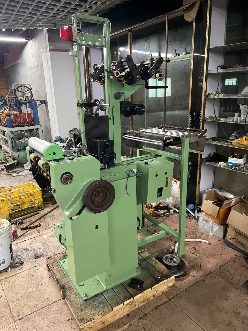 二手进口高速电脑织带机缪勒机无梭机