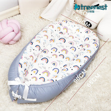 亚马逊合作工厂便携式婴儿床中床可折叠仿生床宝宝睡垫