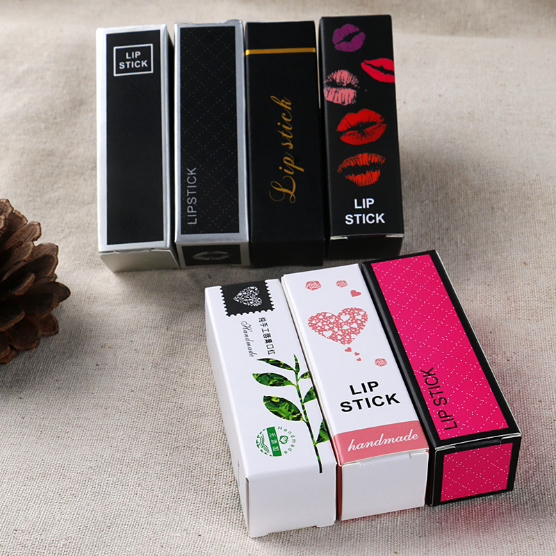 口红纸盒唇膏包装盒 diy口红盒 彩色口红管盒 多样式口红包装礼盒