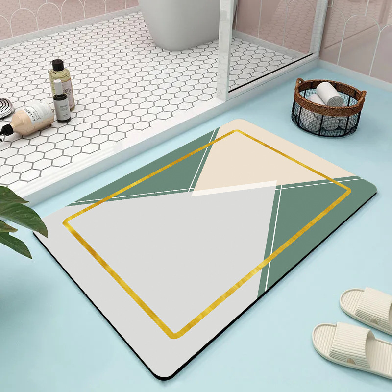 New Product Recommended Household Entrance Door Non-Slip Floor Mat Household Bathroom Quick-Drying Absorbent Floor Mat