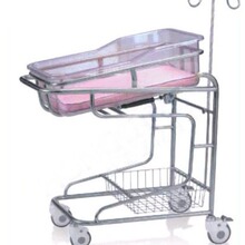 产科婴儿车床上桌型婴儿车 新生儿婴儿 医用婴儿车 不锈钢婴儿车