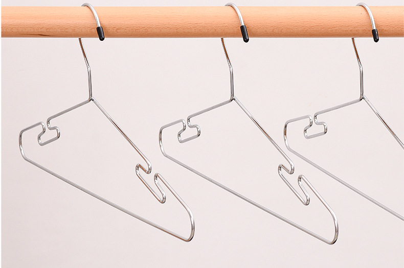 高锰钢电镀实心晾晒衣架家用成人儿童衣挂衣服架衣架