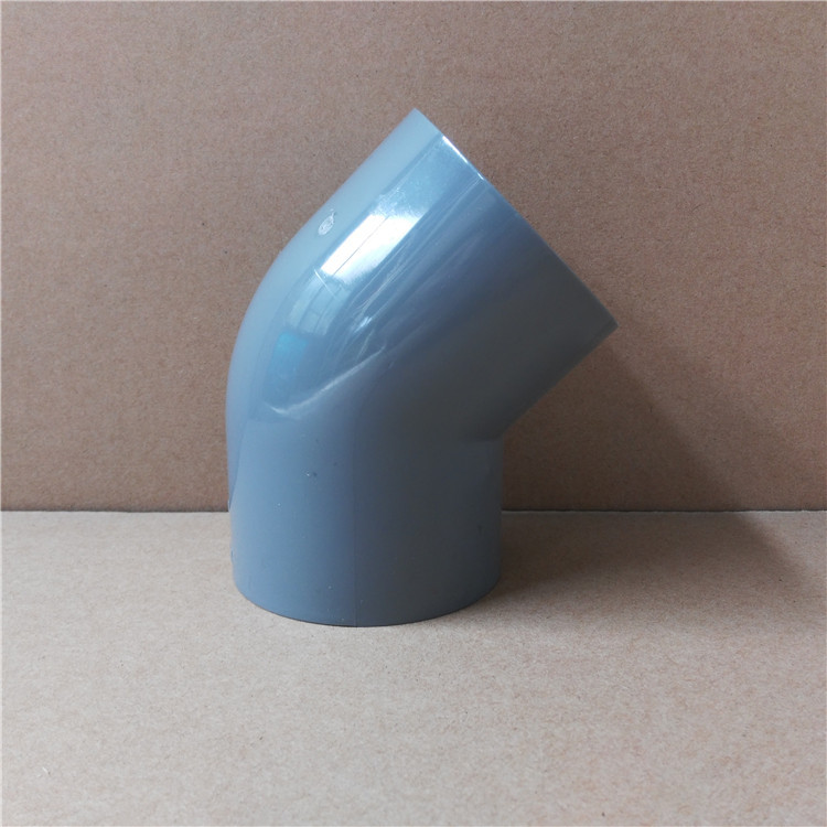 pvc45度弯头 pvc135度弯头 upvc管道配件国标 upvc化工给水 三佑