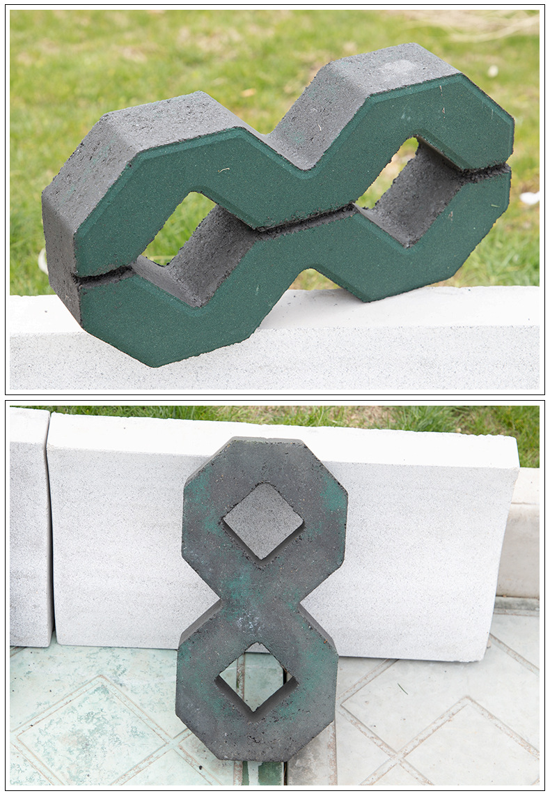八字砖 8字草坪砖 植草砖 水泥压制砖 荷兰砖 量大价优