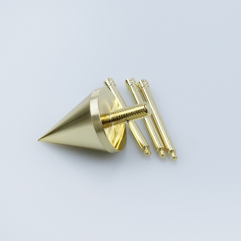 厂家定制黄铜五金陀螺锥形精密配件各种数控机床cnc配件制造加工