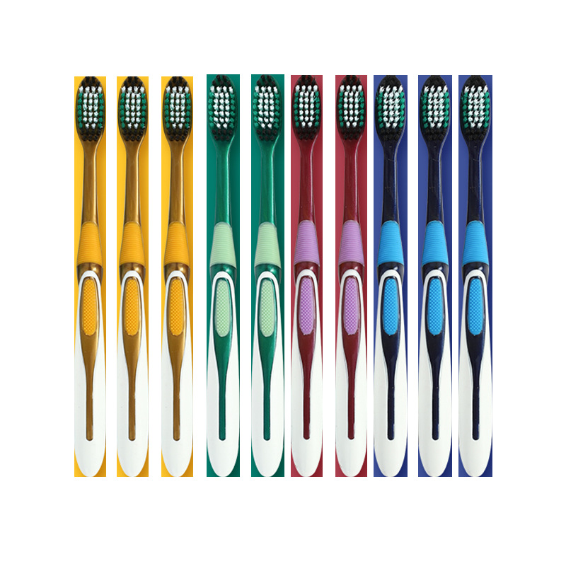 [10 PCs] Yangzhou Macaron Toothbrush Soft Bristle Advanced Toothbrush Adult Household Independent Packaging Medium Bristle Toothbrush