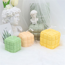 新款硅胶褶皱沙发凳子魔方魔球蜡烛模具肥皂模慕斯蛋糕模厂家现货
