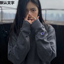 春秋款新款潮牌卫衣运动刺绣圆领男女情侣休闲纯棉宽松上衣长袖