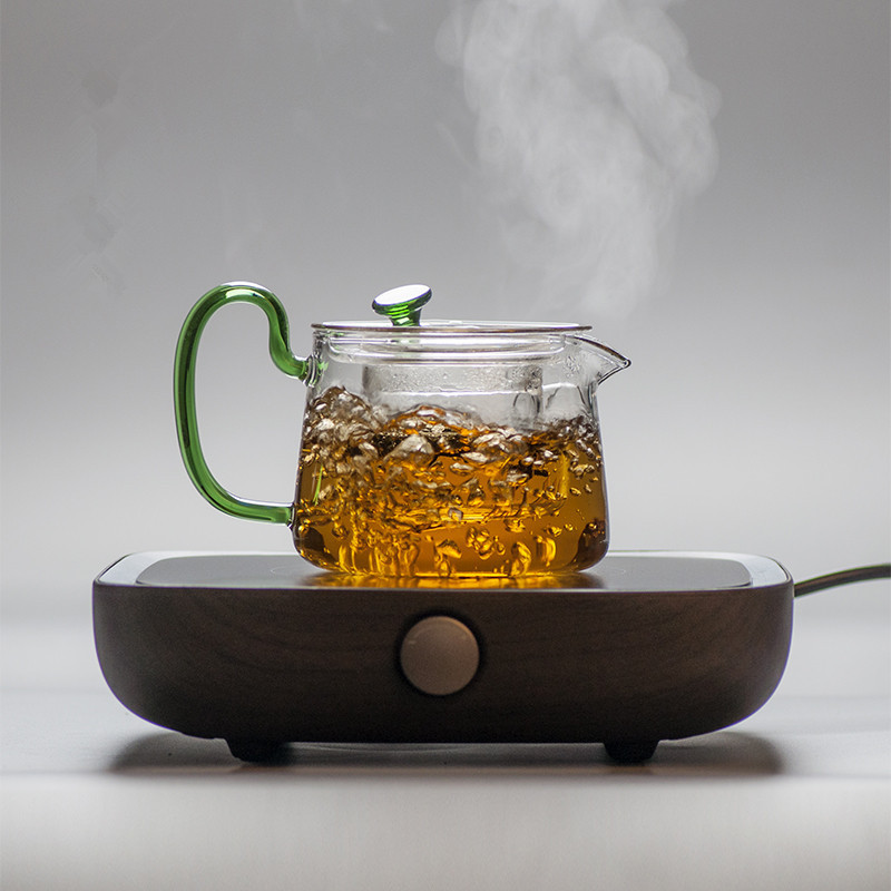 Electric Ceramic Stove Exclusive Heat-Resistant Glass Teapot Pu'er Black Tea Teapot Scented Teapot Heat-Resistant Tea Making Device Tea Set