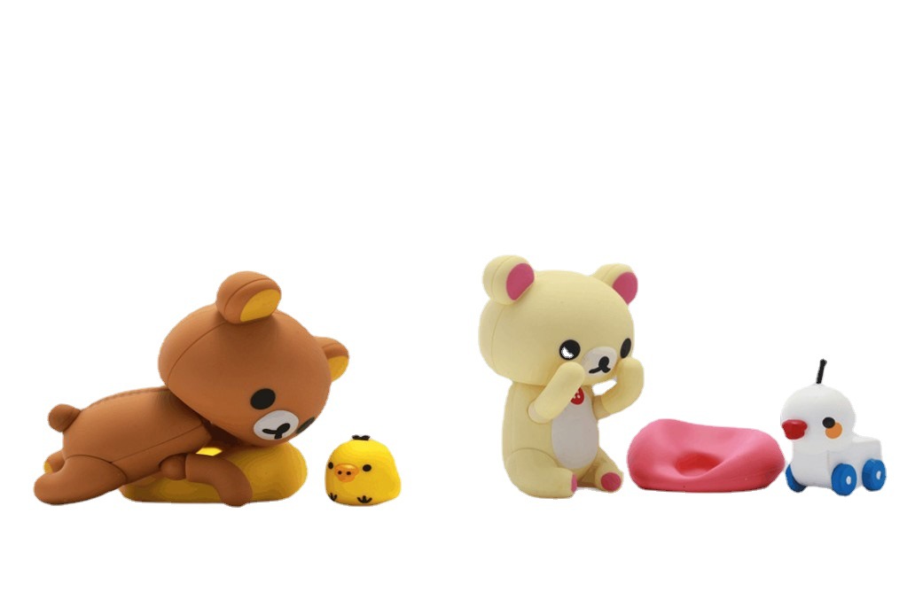 轻松熊 牛奶熊熊 松弛熊 可动盒装手办-阿里巴巴